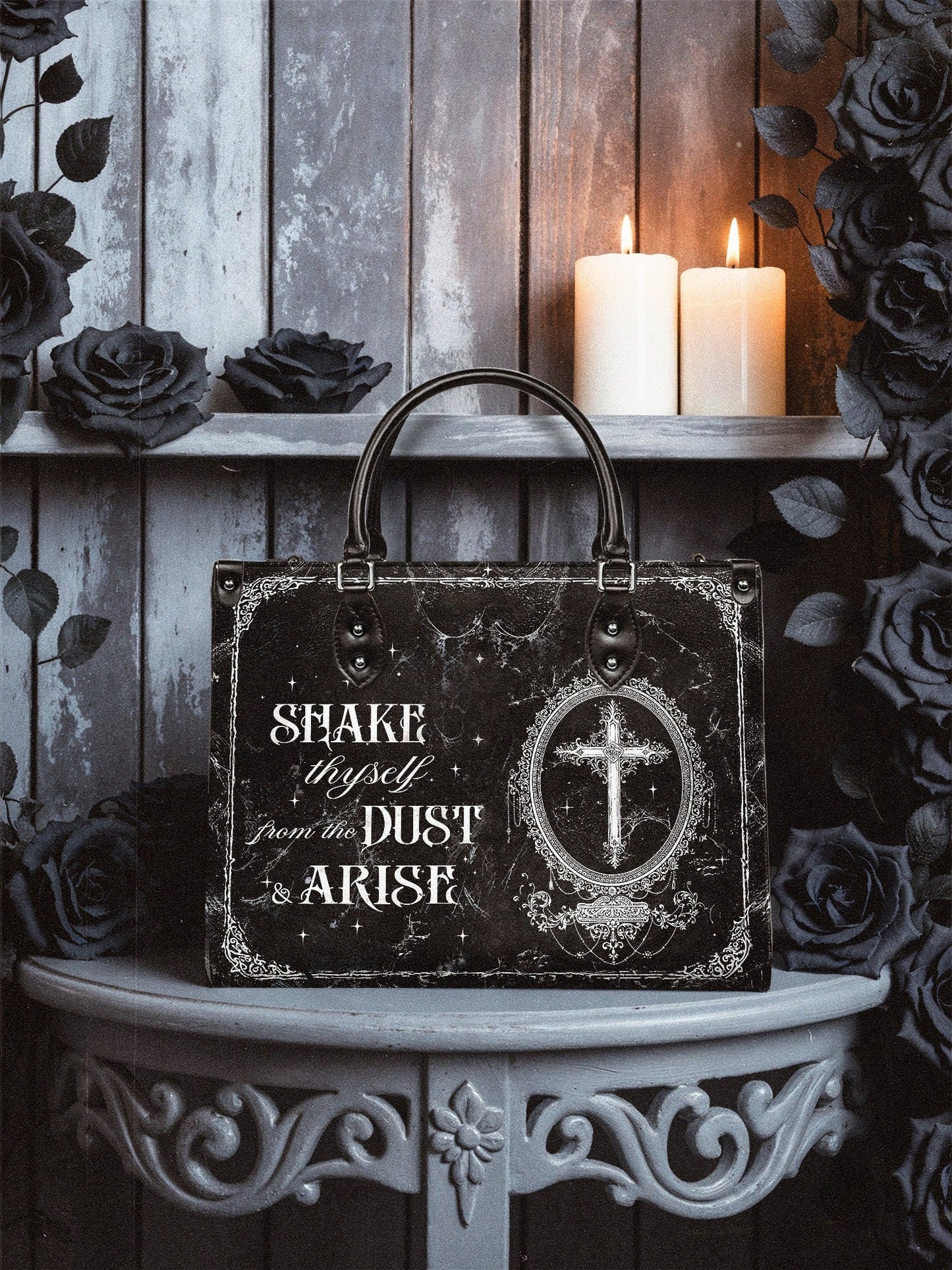 "Dustveil" - Leather Handbag Matching Set (FREE WALLET)