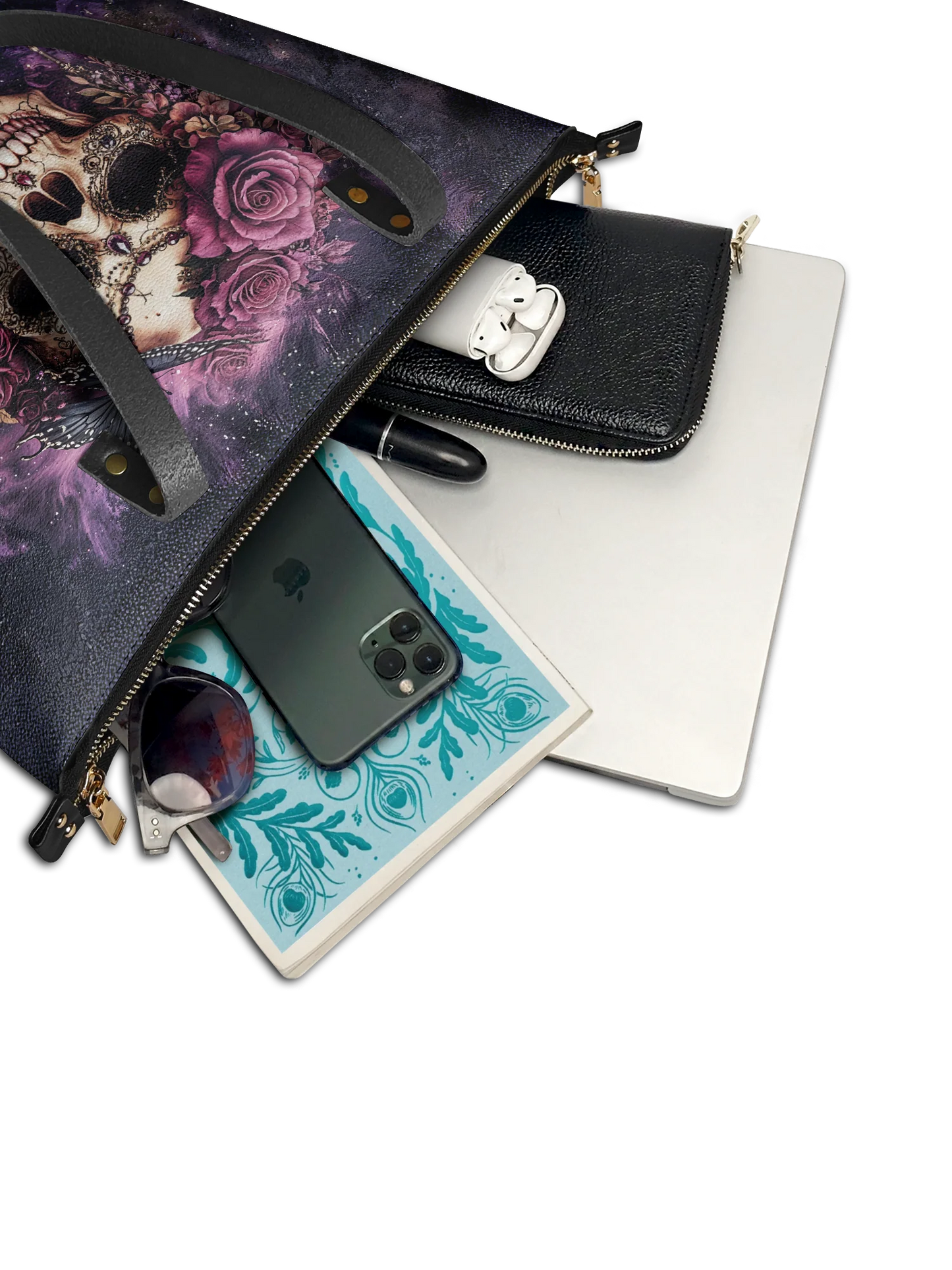 "Noxaria" Leather Tote Bag Matching Set (FREE WALLET)