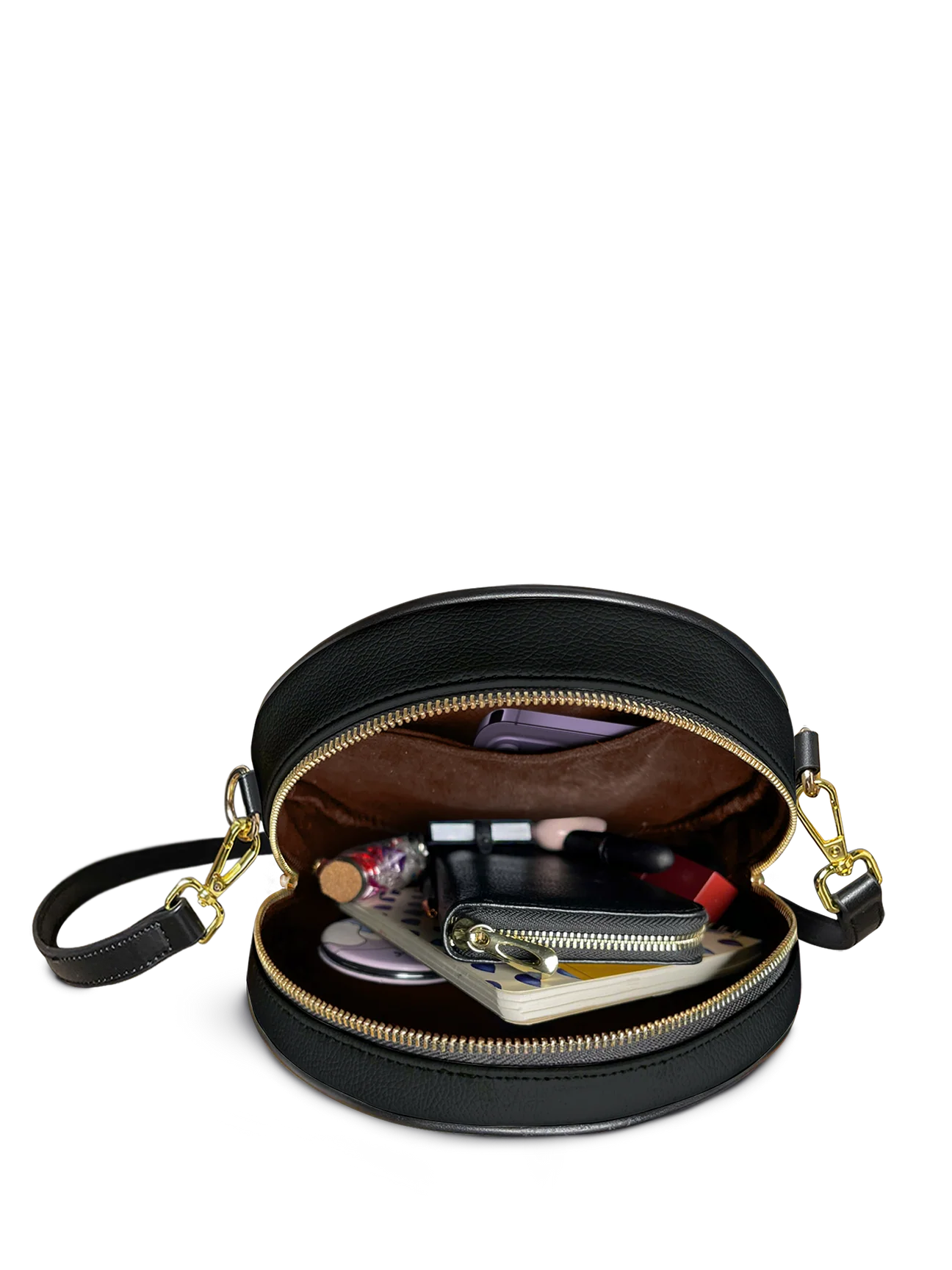 "La Roja" Circle Crossbody Bag