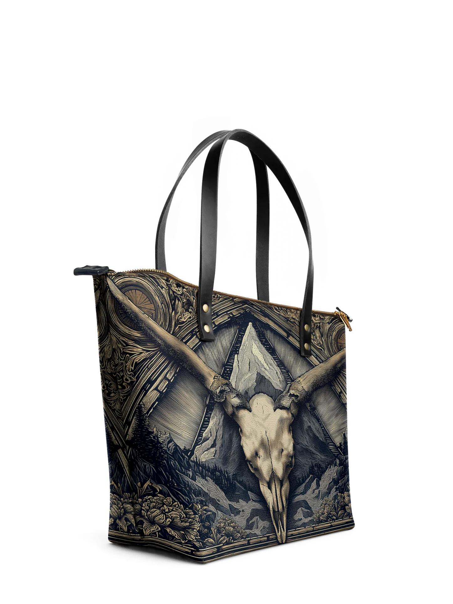 "Altarhorn" Leather Tote Bag Matching Set (FREE WALLET)