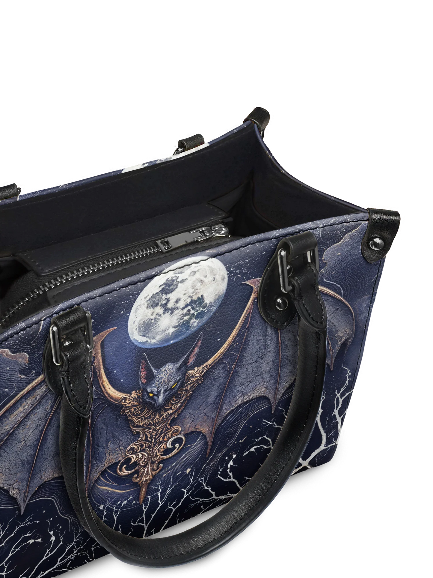 "Moonreaver" - Small Leather Handbag Matching Set (FREE WALLET)