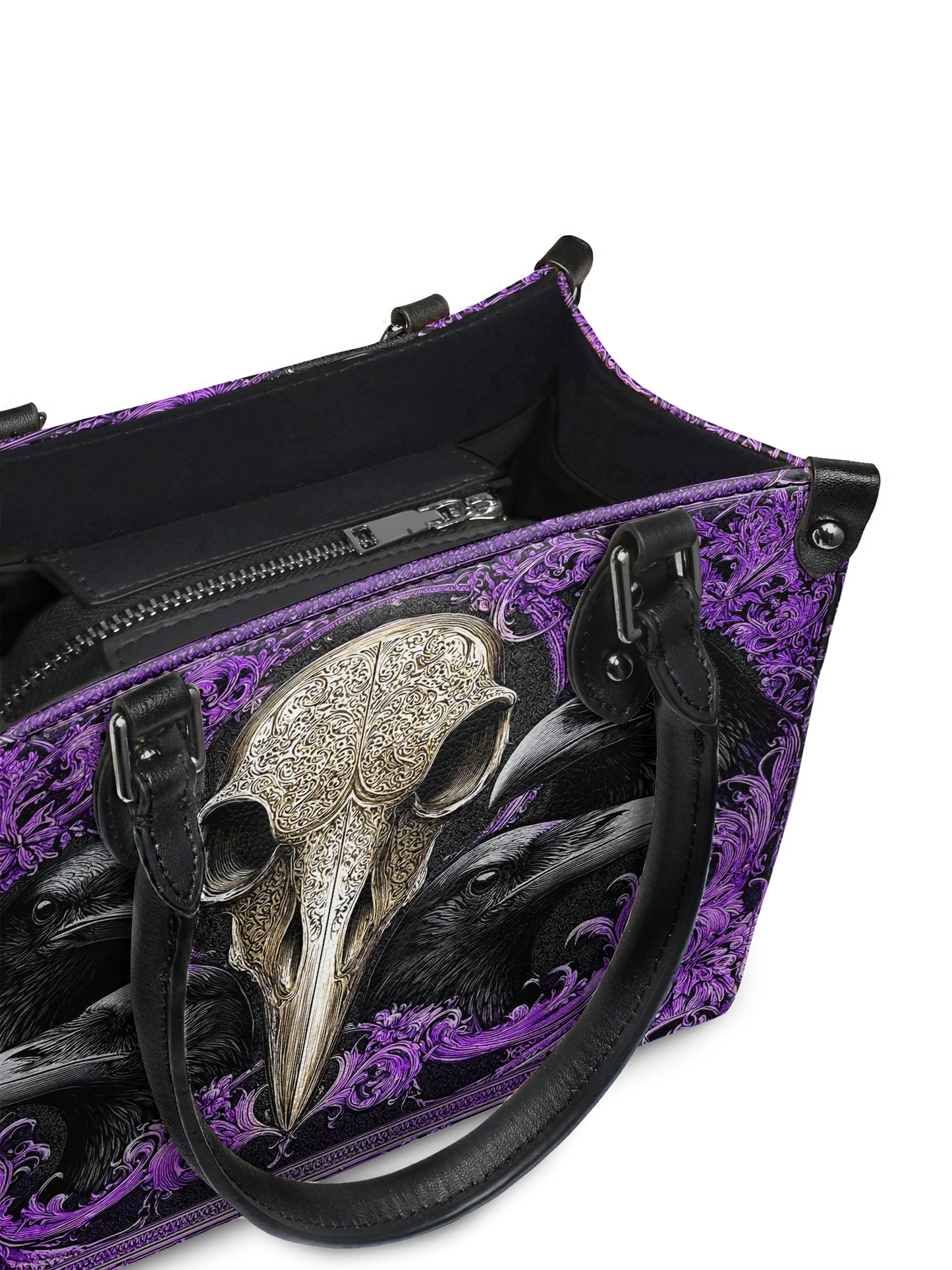 "Corvexia" - Small Leather Handbag Matching Set (FREE WALLET)