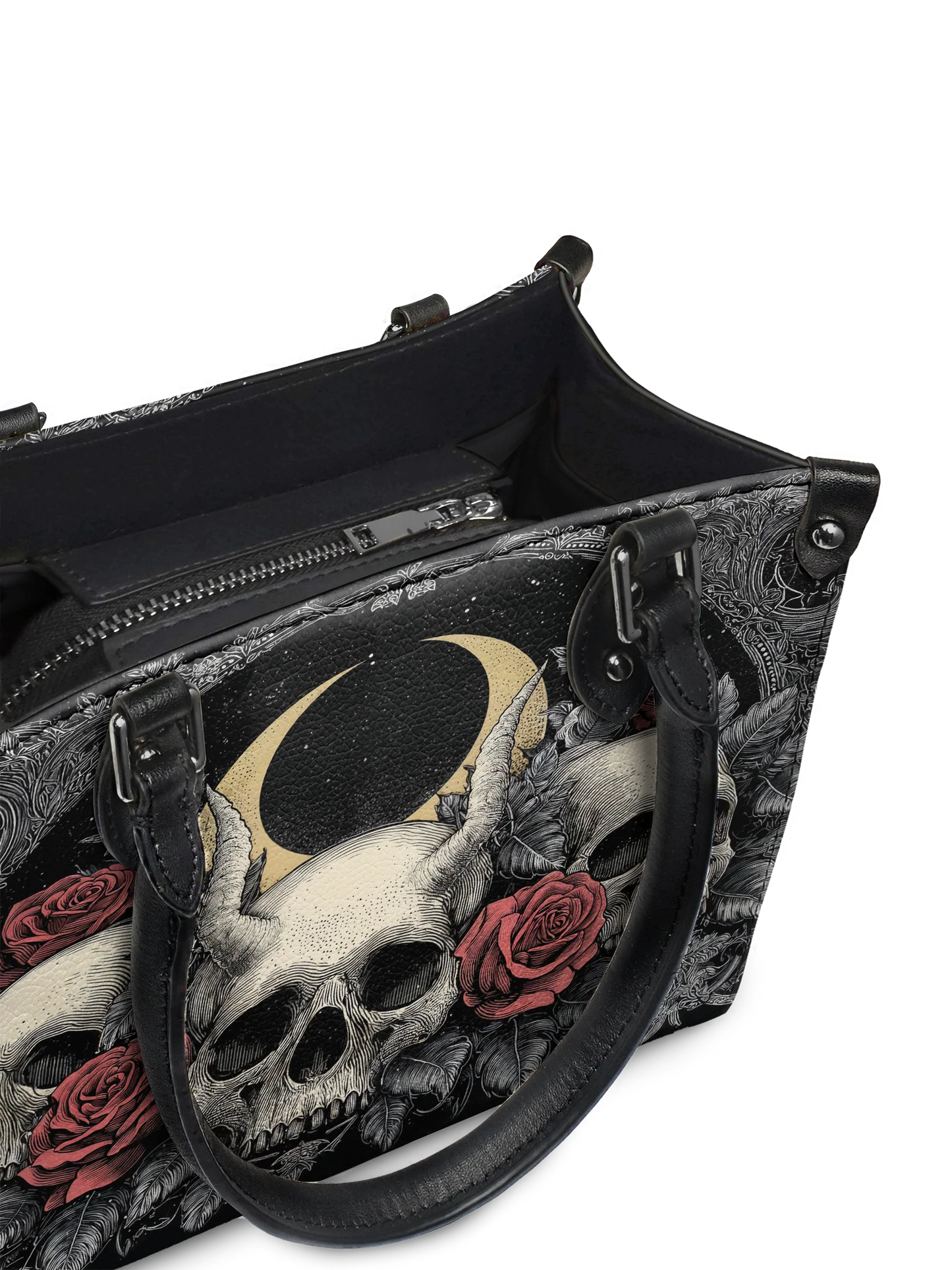 "Nightrosary" - Small Leather Handbag Matching Set (FREE WALLET)