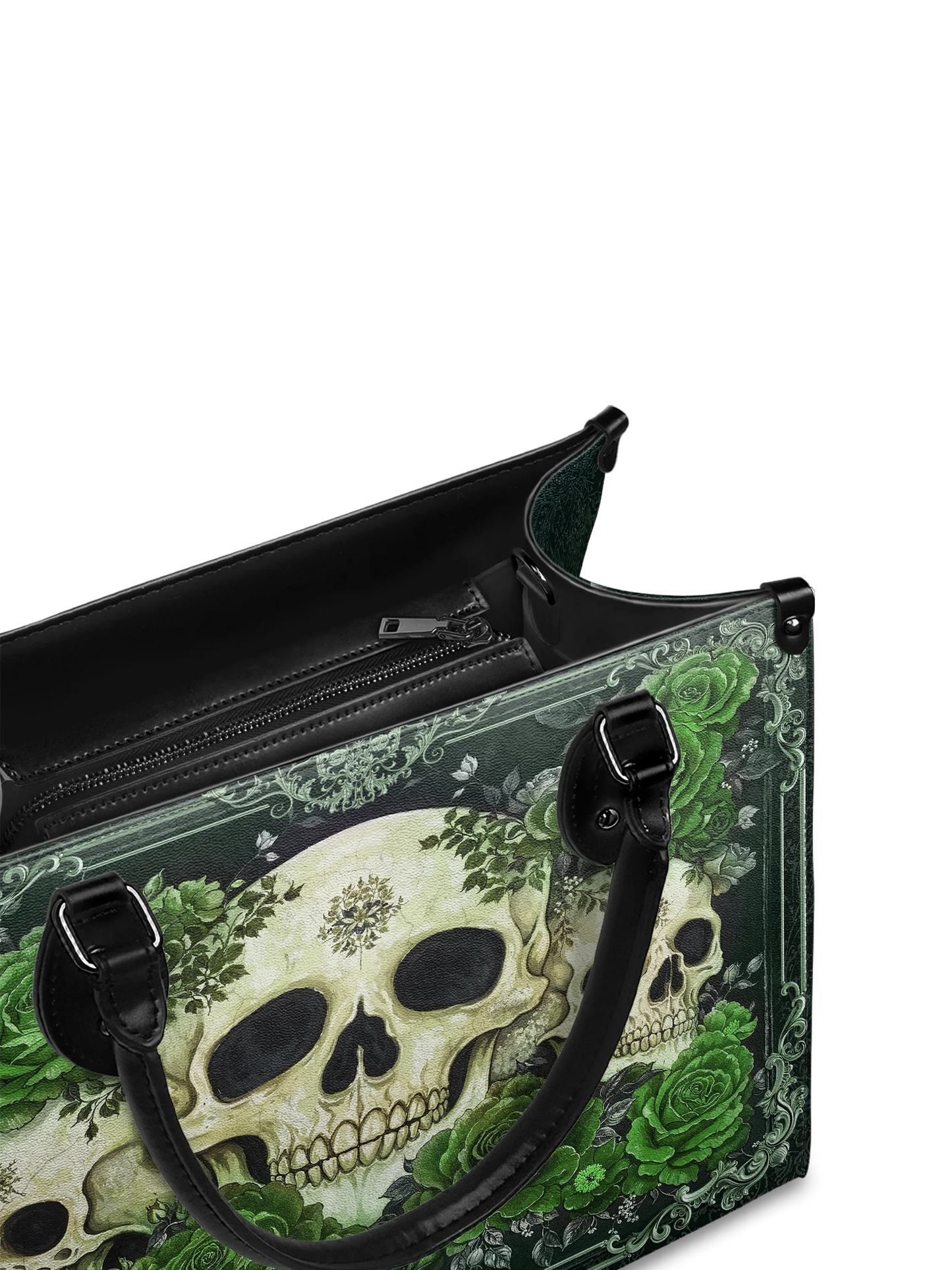 "Bloodrose" Poison Ivy - Leather Handbag Matching Set (FREE WALLET)