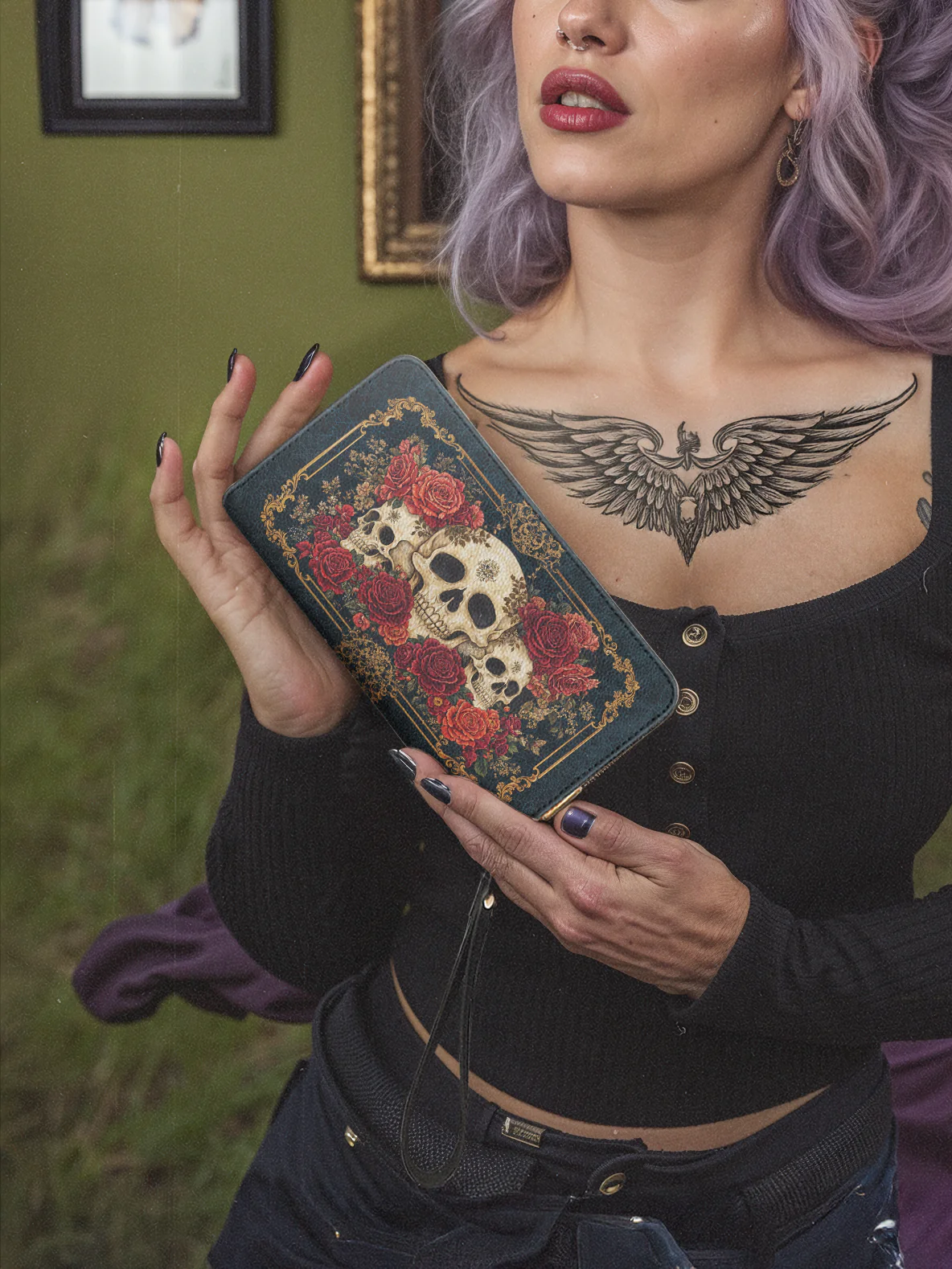"Bloodrose" Wallet