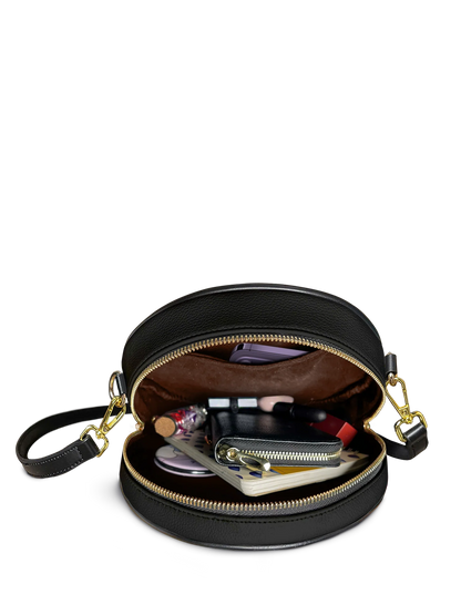 "Deathmark" Circle Crossbody Bag