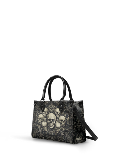 "Deathmark" - Small Leather Handbag Matching Set (FREE WALLET)