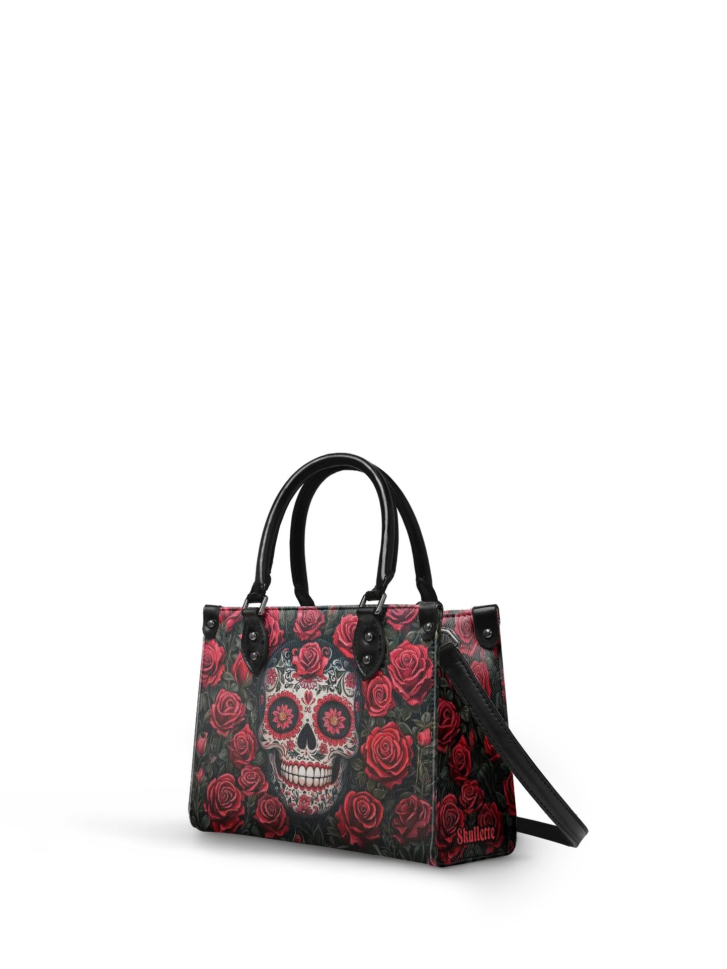 "La Roja" - Small Leather Handbag Matching Set (FREE WALLET)
