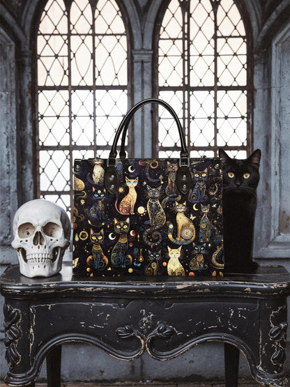 "Lunacat" - Leather Handbag Matching Set (FREE WALLET)