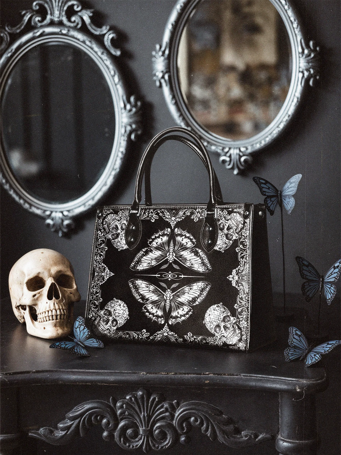 "Morthwing" - Leather Handbag Matching Set (FREE WALLET)