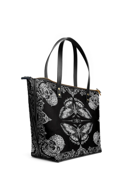 "Morthwing" Leather Tote Bag Matching Set (FREE WALLET)
