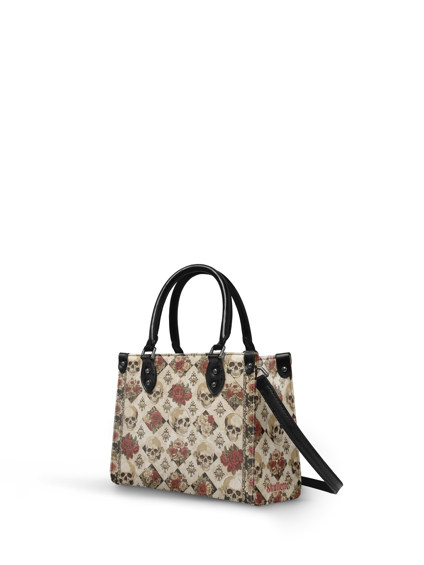 "Mournaire" - Small Leather Handbag Matching Set (FREE WALLET)