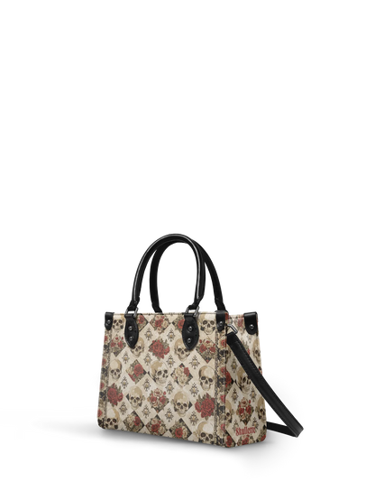 "Mournaire" - Small Leather Handbag Matching Set (FREE WALLET)