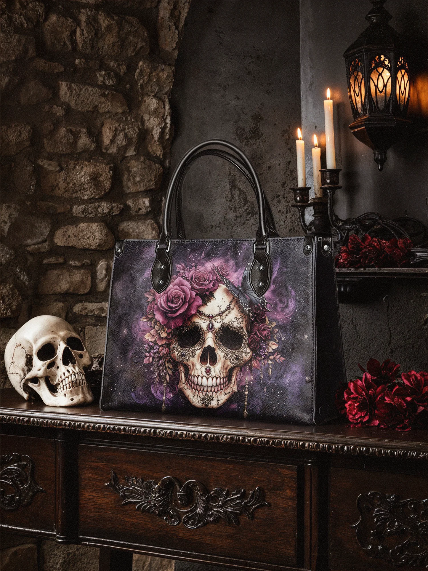 "Noxaria" - Leather Handbag Matching Set (FREE WALLET)
