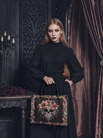 "Roselace"- Leather Handbag Matching Set (FREE WALLET)