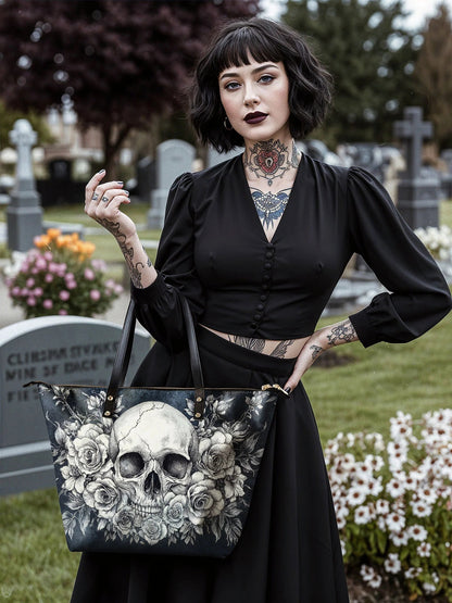 "Frostmourne" Leather Tote Bag Matching Set (FREE WALLET)