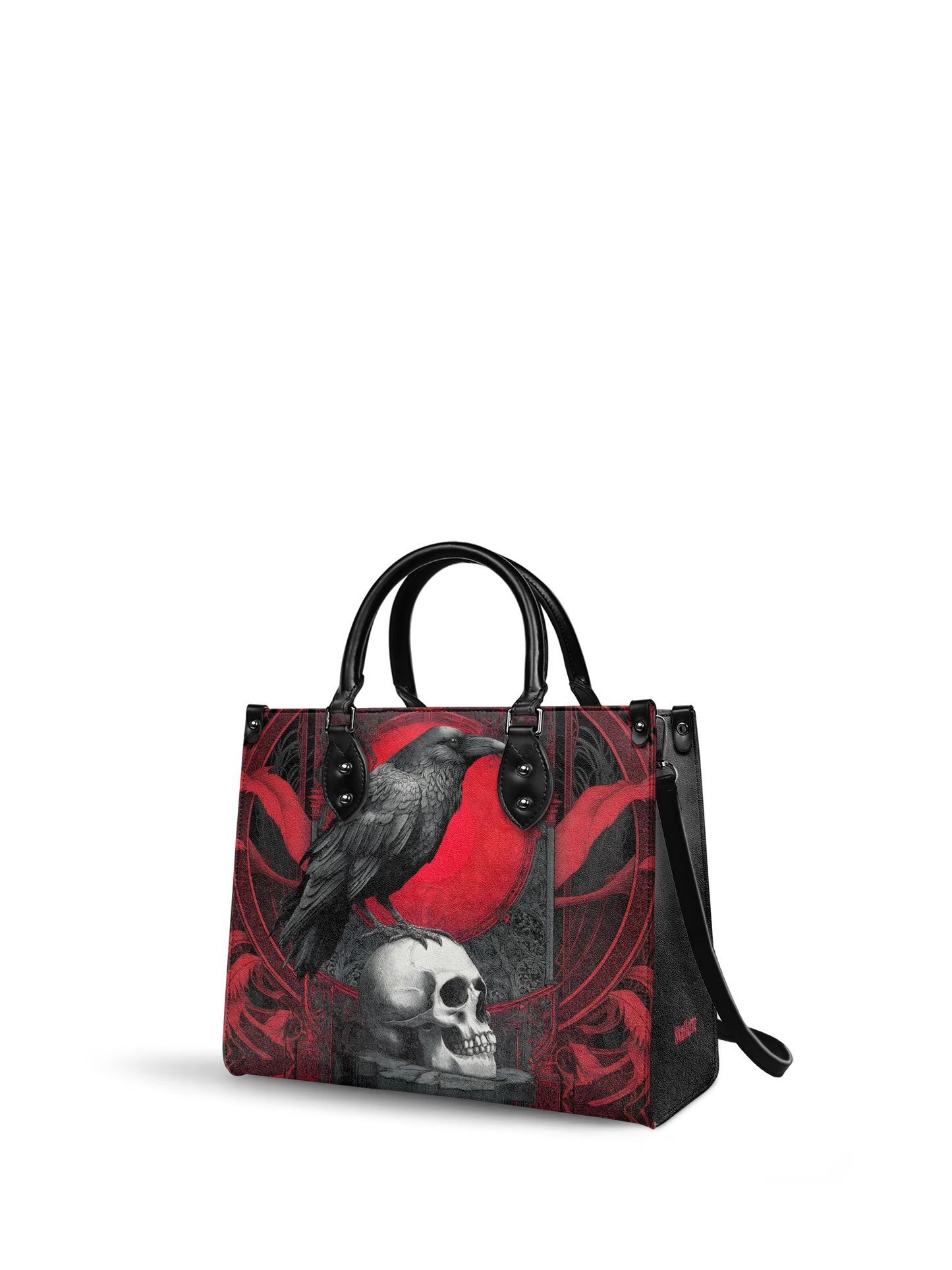 "Bloodraven"- Leather Handbag Matching Set (FREE WALLET)