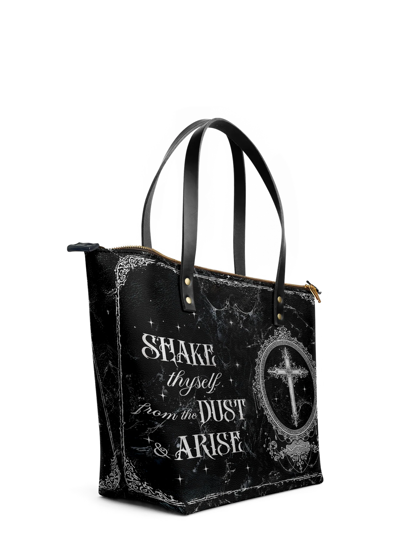 "Dustveil" Leather Tote Bag Matching Set (FREE WALLET)