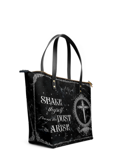 "Dustveil" Leather Tote Bag Matching Set (FREE WALLET)