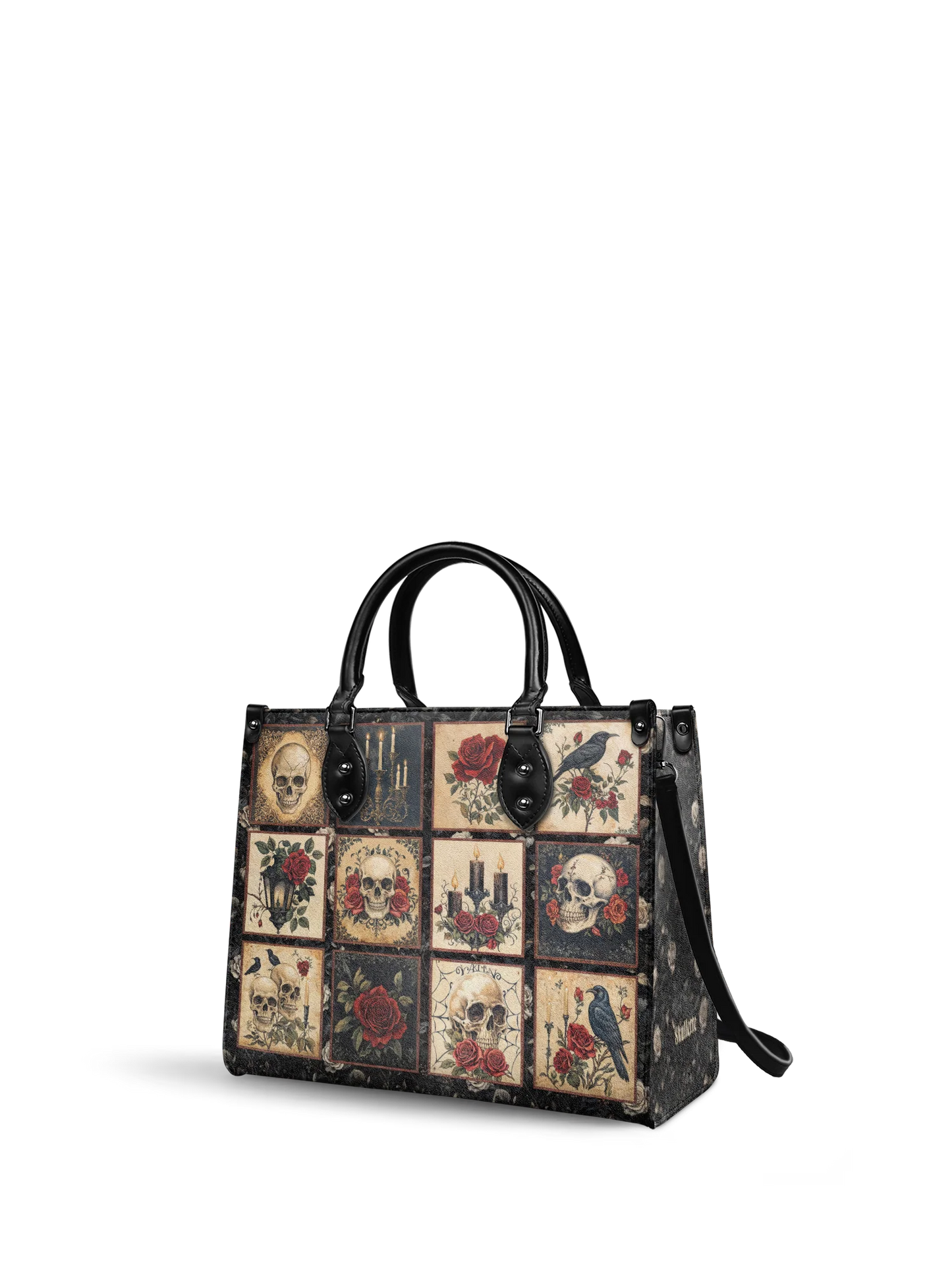 "Blacklitany" - Leather Handbag Matching Set  (FREE WALLET)