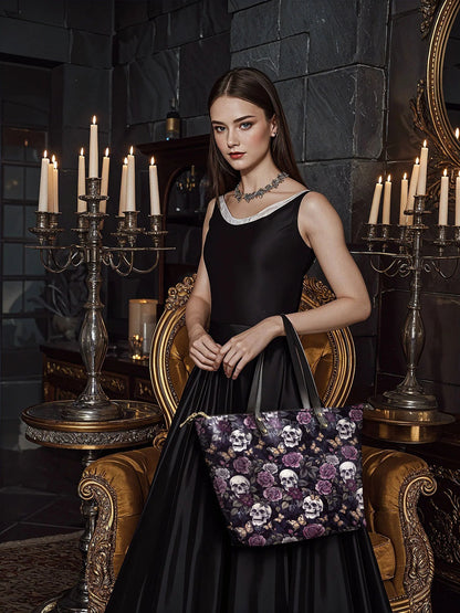 "Noctaflora" Leather Tote Bag Matching Set (FREE WALLET)