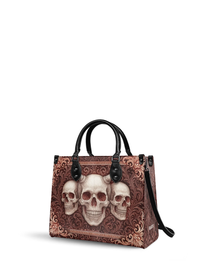 "Triskelion" - Leather Handbag Matching Set (FREE WALLET)