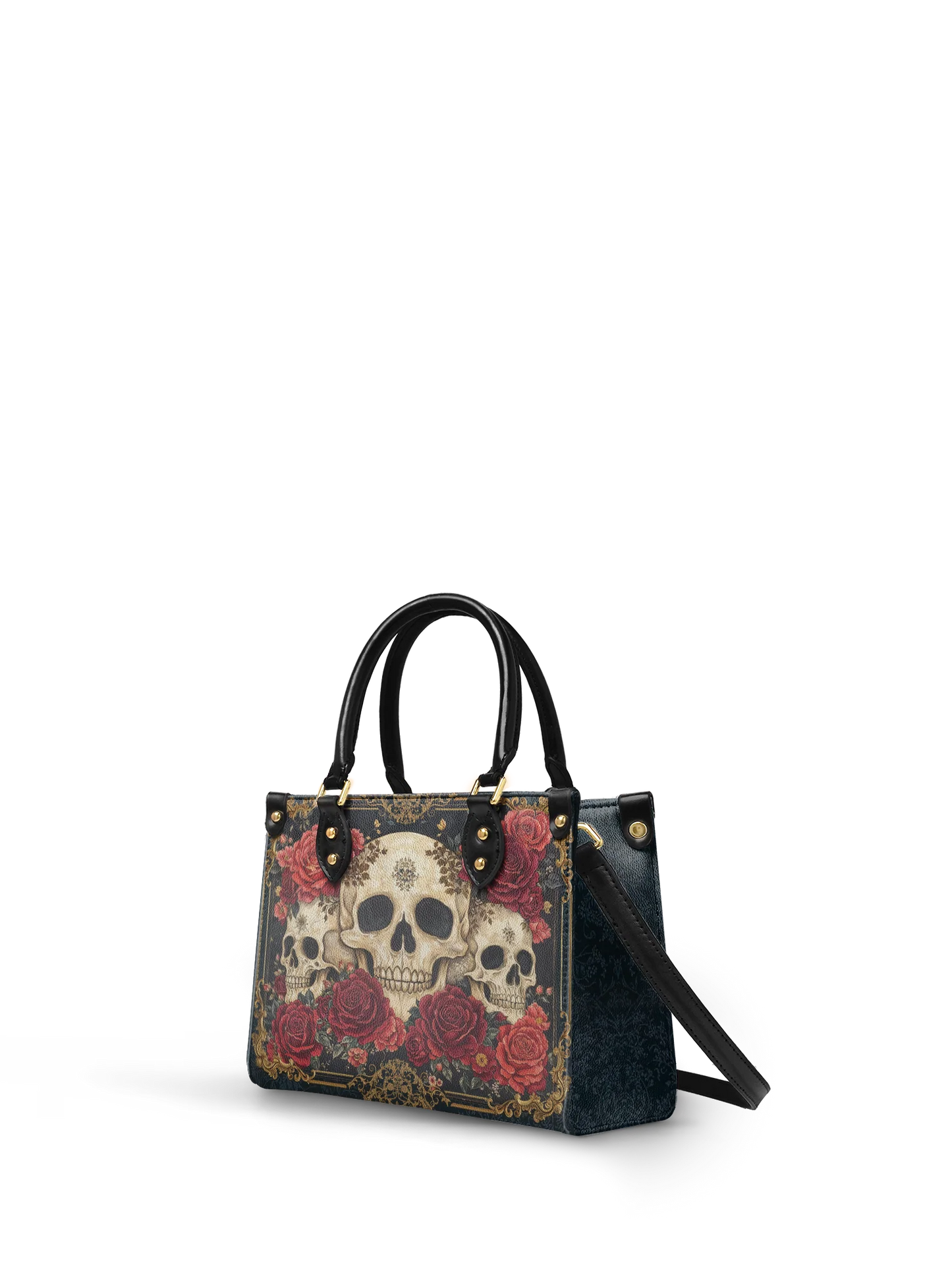 "Bloodrose" Small Leather Bag Matching Set (FREE WALLET)