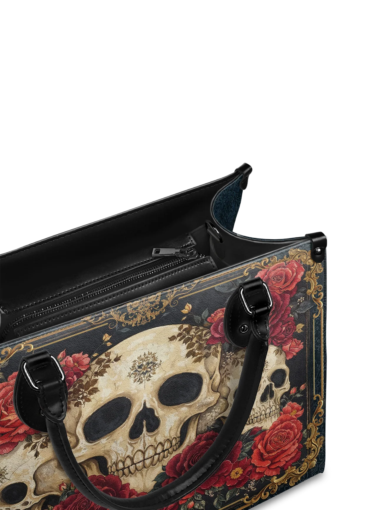 "Bloodrose" - Leather Handbag Matching Set (FREE WALLET)