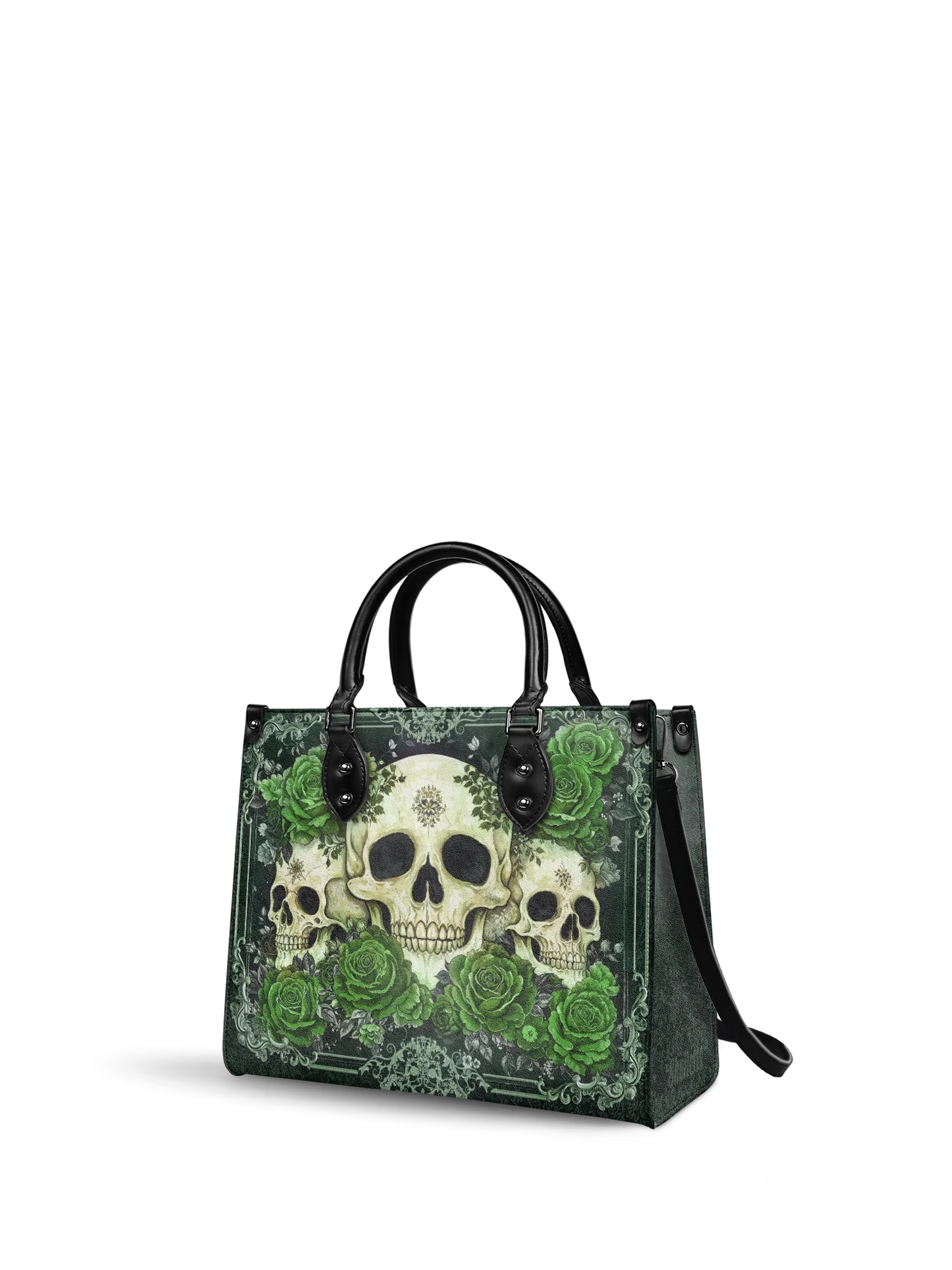 "Bloodrose" Poison Ivy - Leather Handbag Matching Set (FREE WALLET)