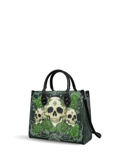 "Bloodrose" Poison Ivy - Leather Handbag Matching Set (FREE WALLET)