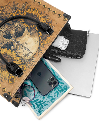 "Heliovoid" - Leather Handbag Matching Set (FREE WALLET)