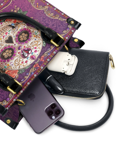"Catrinelle" Small Leather Bag  Matching Set  (FREE WALLET)