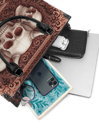 "Triskelion" - Leather Handbag Matching Set (FREE WALLET)