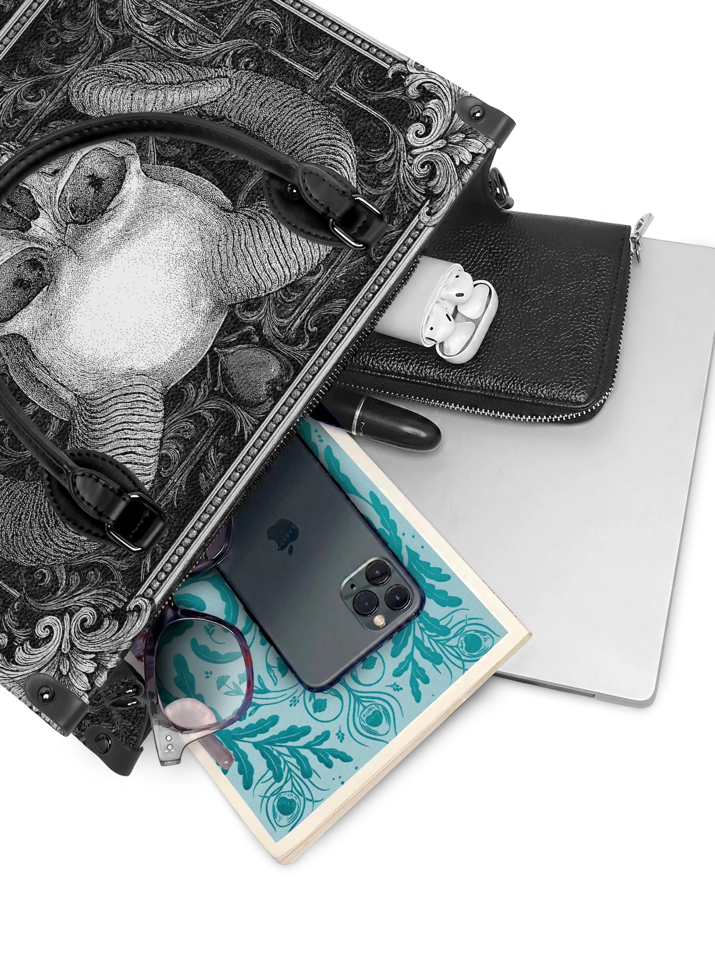 "Grimcrown" - Leather Handbag Matching Set (FREE WALLET)