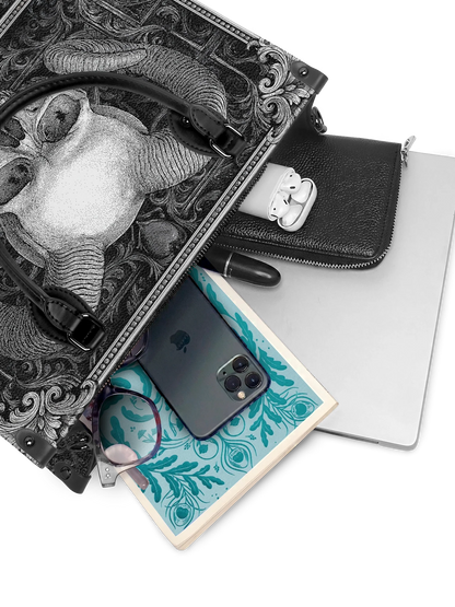 "Grimcrown" - Leather Handbag Matching Set (FREE WALLET)