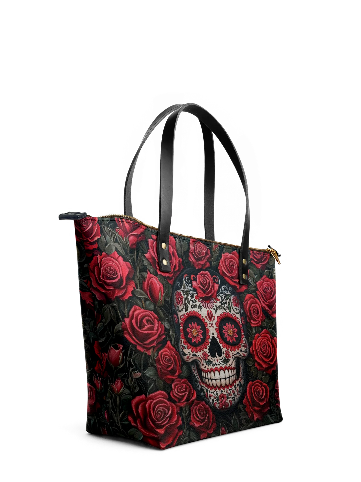 "La Roja" Leather Tote Bag Matching Set (FREE WALLET)