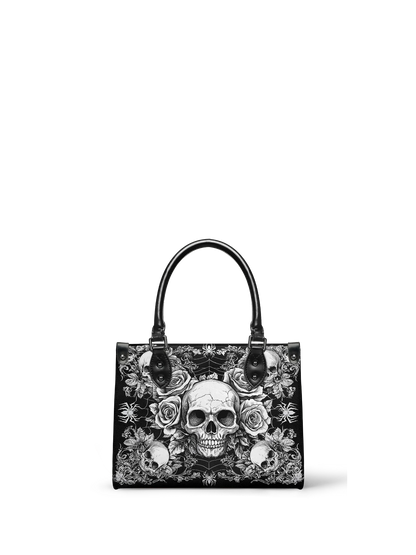 "Gravebloom"- Small Leather Handbag Matching Set (FREE WALLET)