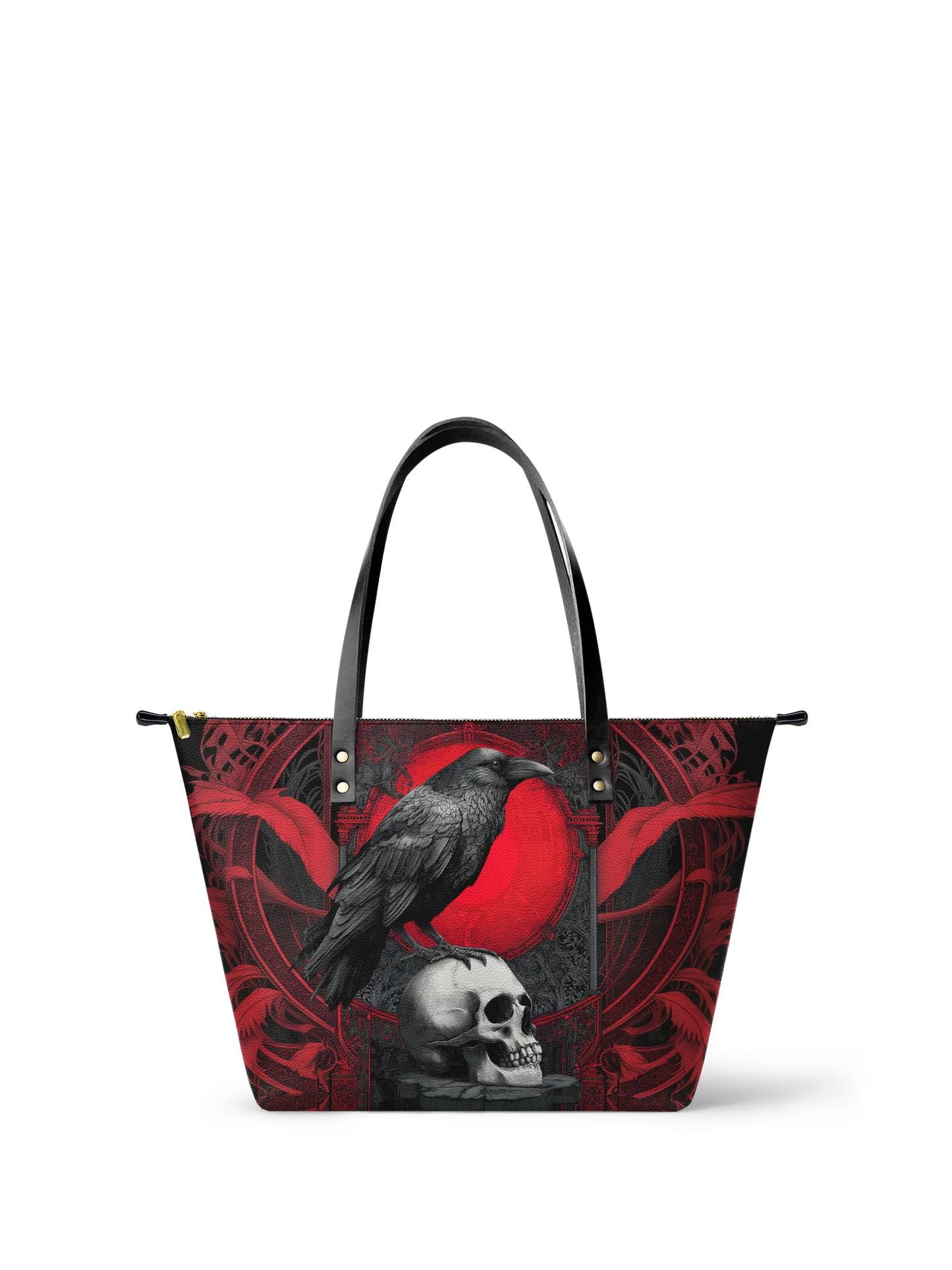 "Bloodraven" Leather Tote Bag Matching Set (FREE WALLET)