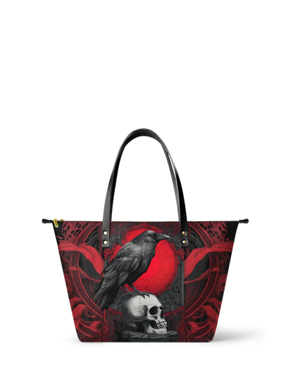 "Bloodraven" Leather Tote Bag Matching Set (FREE WALLET)