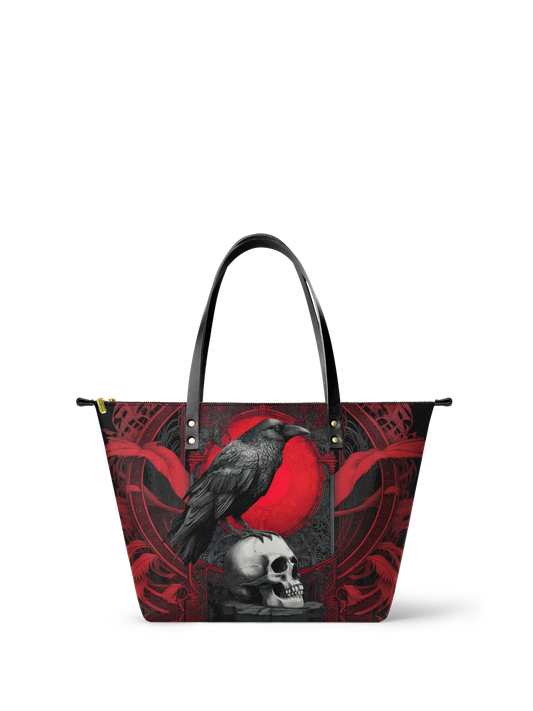 "Bloodraven" Leather Tote Bag Matching Set (FREE WALLET)