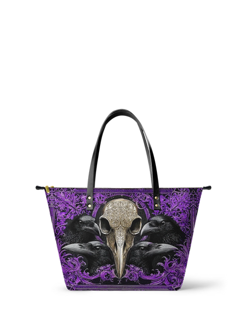 "Corvexia" Leather Tote Bag Matching Set (FREE WALLET)