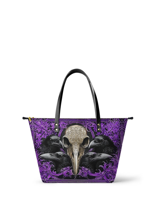 "Corvexia" Leather Tote Bag Matching Set (FREE WALLET)