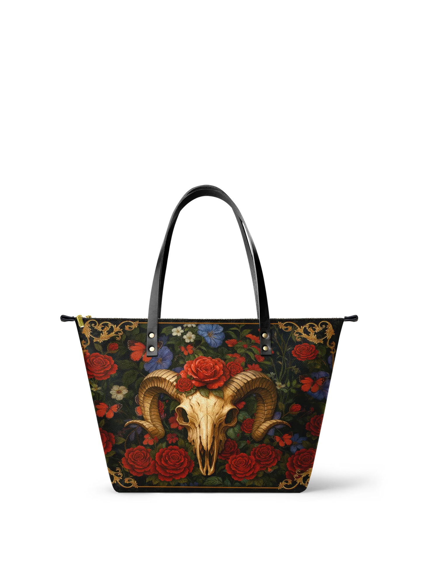 "Rosethorn" Leather Tote Bag Matching Set (FREE WALLET)