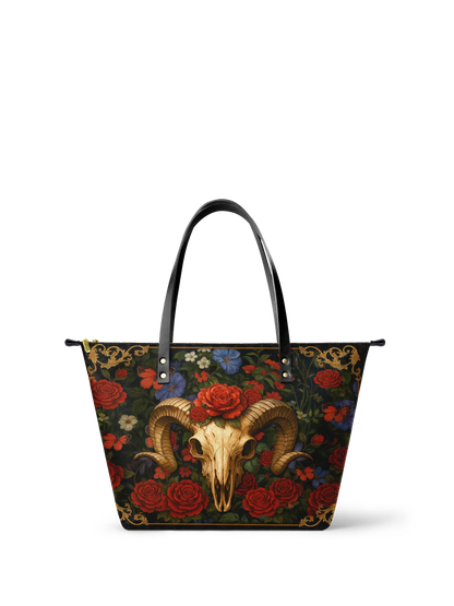 "Rosethorn" Leather Tote Bag Matching Set (FREE WALLET)