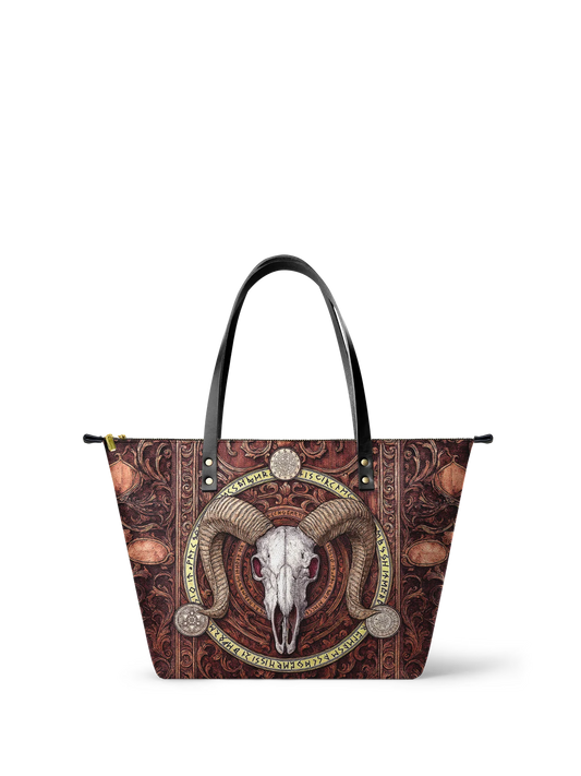 "Hexram" Leather Tote Bag Matching Set (FREE WALLET)