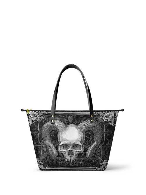 "Grimcrown" Leather Tote Bag Matching Set (FREE WALLET)