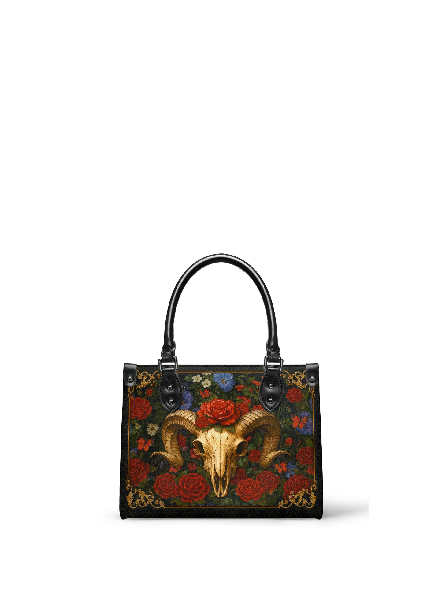 "Rosethorn" - Small Leather Handbag Matching Set (FREE WALLET)