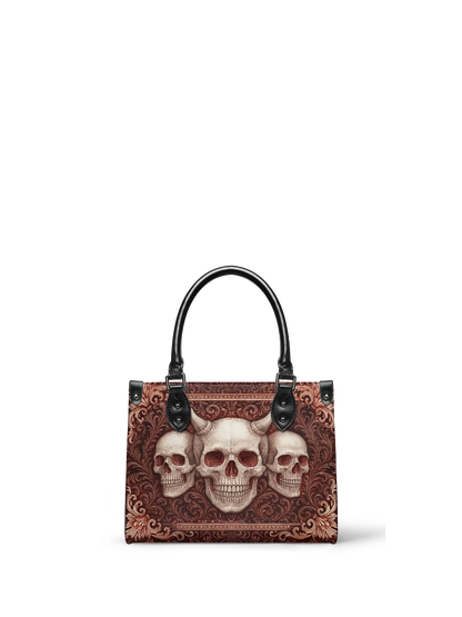 "Triskelion" - Small Leather Handbag Deal (FREE WALLET)