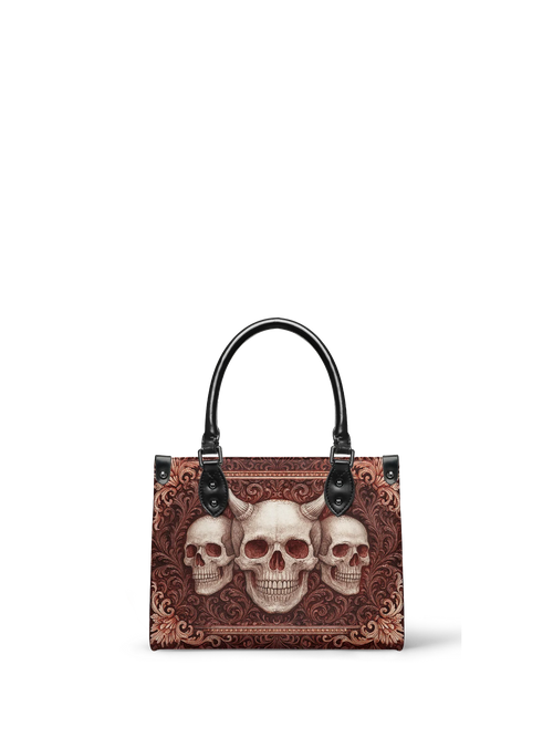 "Triskelion" - Small Leather Handbag Deal (FREE WALLET)