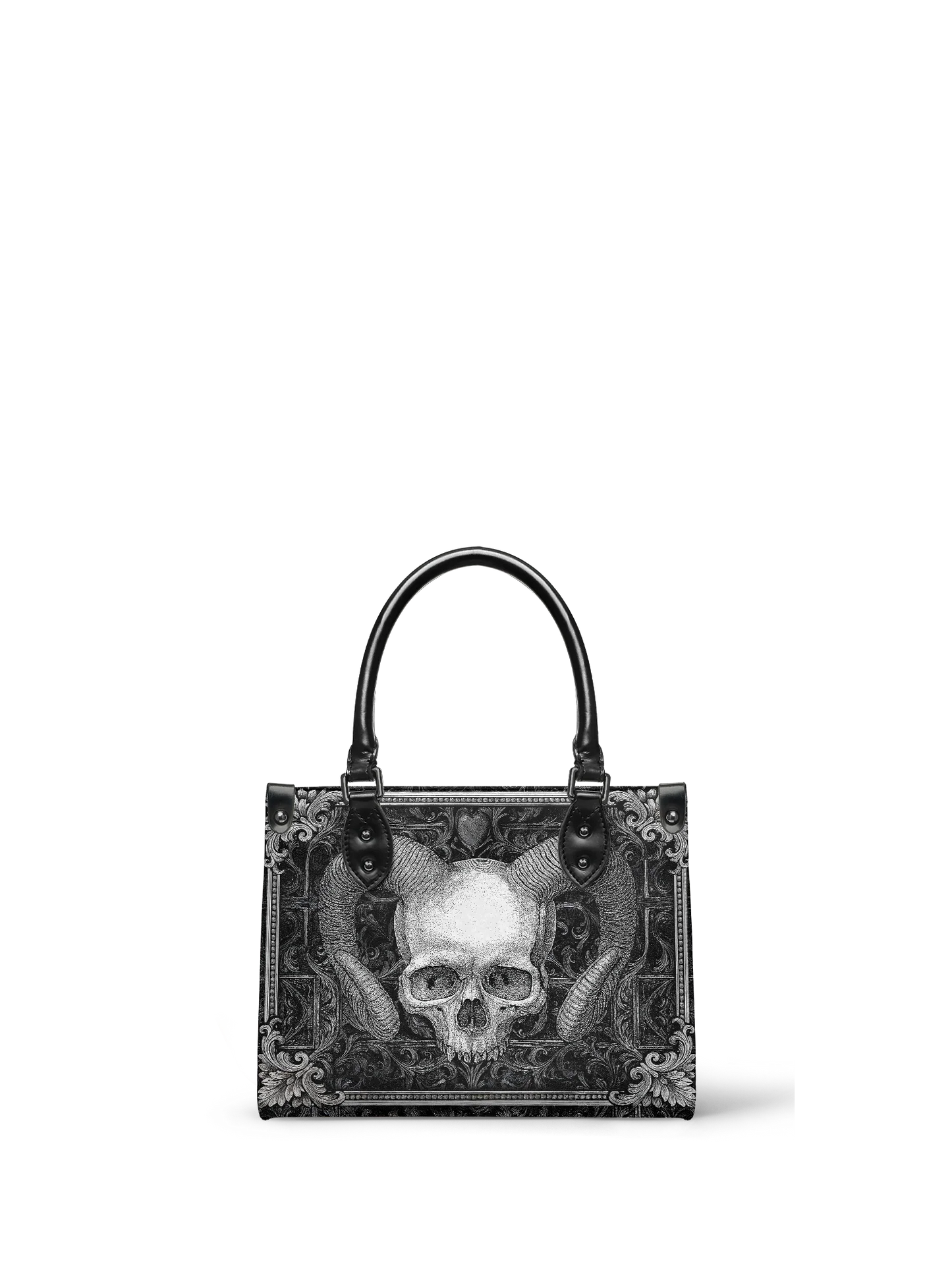 "Grimcrown" - Small Leather Handbag Matching Set (FREE WALLET)